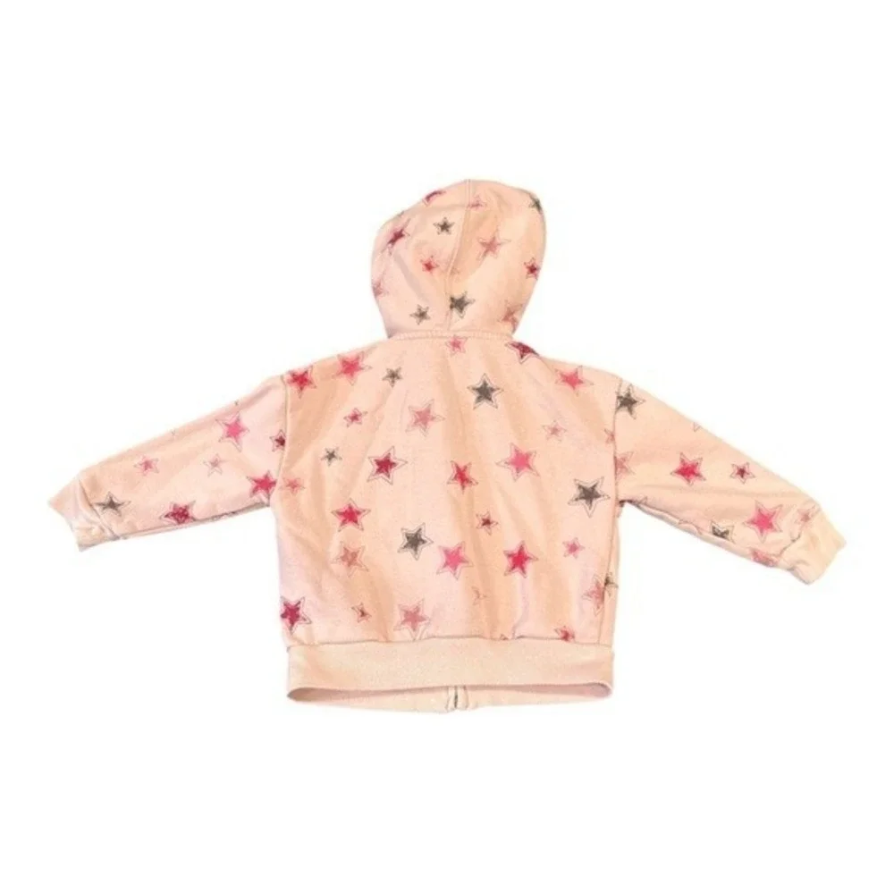 BabyGap Hoodie & Joggers Set Toddler Girl Star Print Logo Set Long Sleeve Sz‎ 2T